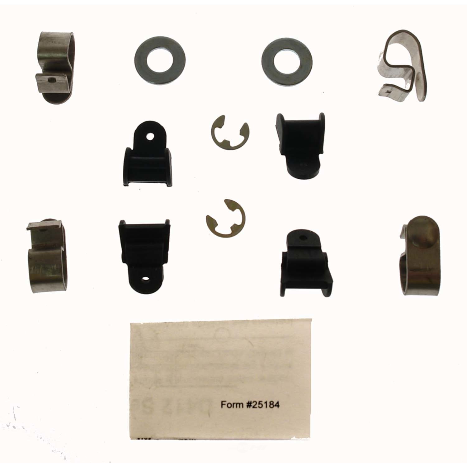 CARLSON QUALITY BRAKE PARTS - Service Kit - Includes Pad Clip Cushions For Noise Reduction - CRL H5716