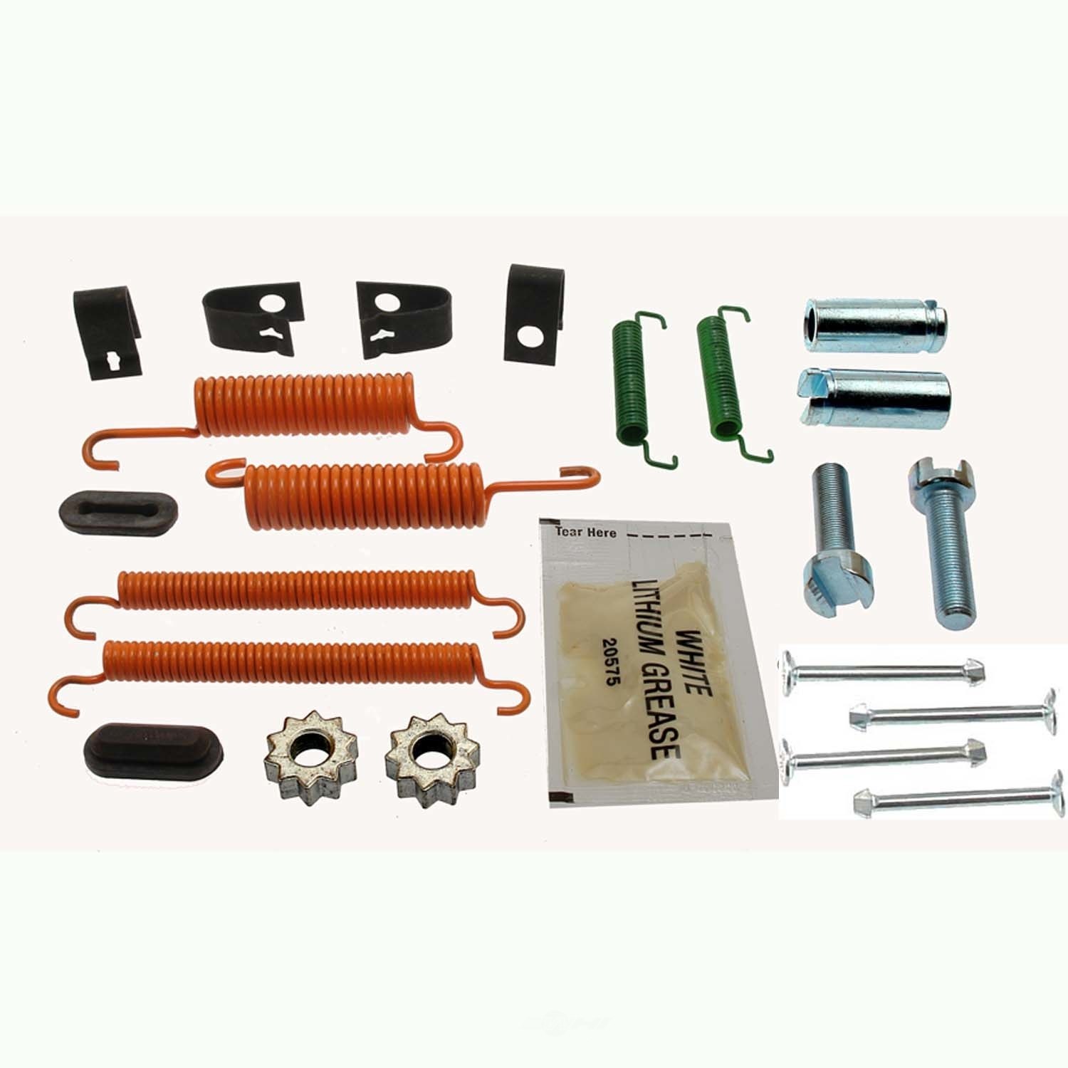 CARLSON QUALITY BRAKE PARTS - Parking Brake Hardware Kit (Rear) - CRL H7308