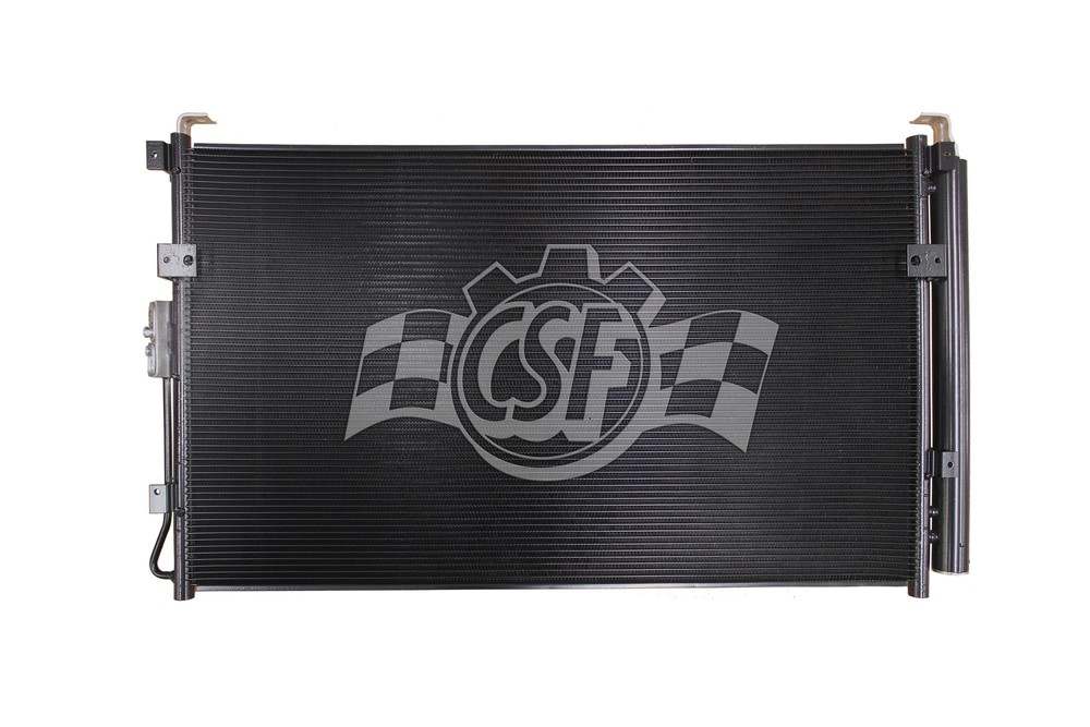 CSF RADIATOR - Aluminum Parallel Flow A/C Condenser - CSF - 10496