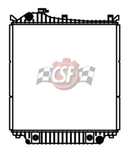 CSF RADIATOR - Radiator - CSF - 3464