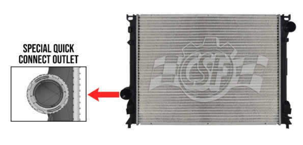 CSF RADIATOR - Radiator - CSF - 3957