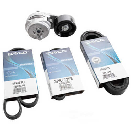 DAYCO PRODUCTS LLC - Includes: 3 Serpentine Belts and Tensioner - DAY - 5060715k1