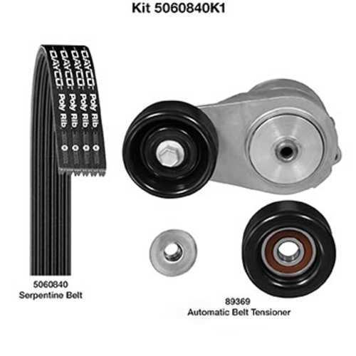 DAYCO PRODUCTS LLC - Serpentine Belt Drive Component Kit - DAY 5060840K1