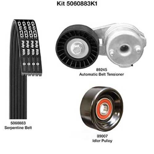 DAYCO PRODUCTS LLC - Serpentine Belt Drive Component Kit - DAY - 5060883k1
