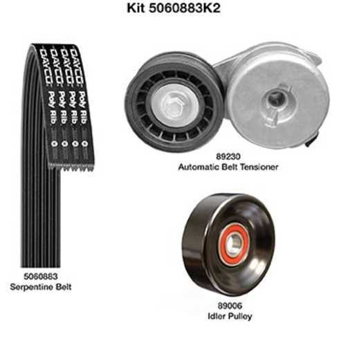DAYCO PRODUCTS LLC - Serpentine Belt Drive Component Kit - DAY - 5060883k2