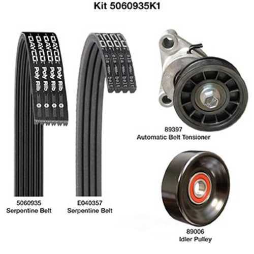 DAYCO PRODUCTS LLC - Serpentine Belt Drive Component Kit - DAY 5060935K1