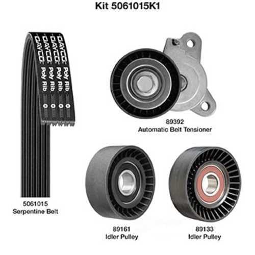 DAYCO PRODUCTS LLC - Serpentine Belt Drive Component Kit - DAY 5061015K1