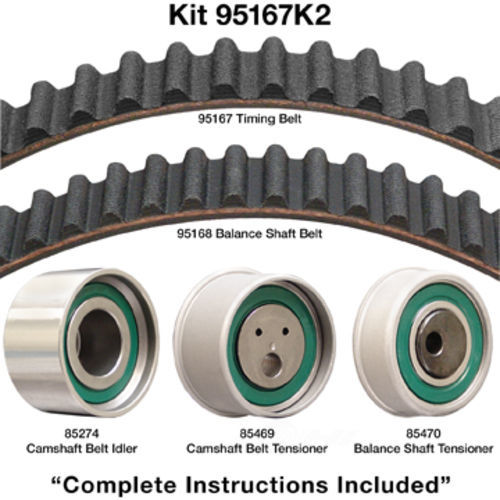 DAYCO PRODUCTS LLC - Engine Timing Belt Component Kit - DAY - 95167k2