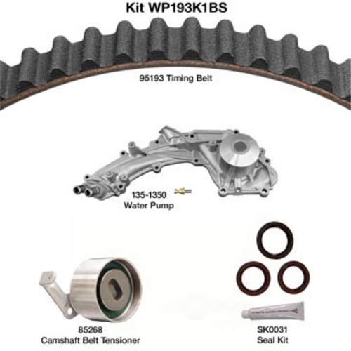 DAYCO PRODUCTS LLC - Engine Timing Belt Kit w/Water Pump & Seals - DAY - wp193k1bs