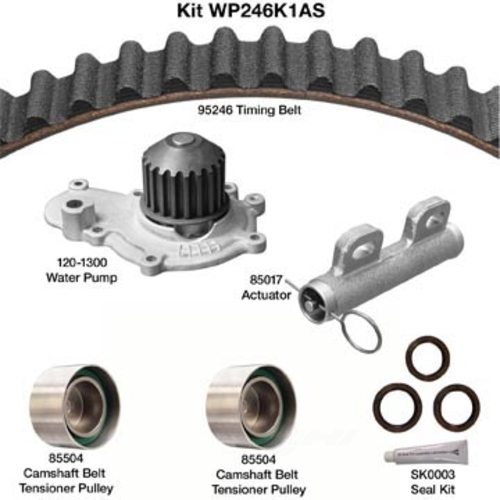 DAYCO PRODUCTS LLC - Engine Timing Belt Kit w/Water Pump & Seals - DAY - wp246k1as