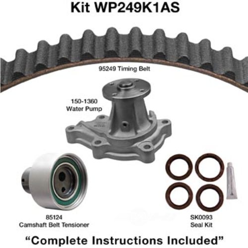 DAYCO PRODUCTS LLC - Engine Timing Belt Kit w/Water Pump & Seals - DAY - wp249k1as