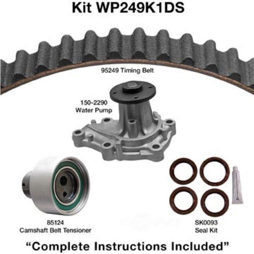 DAYCO PRODUCTS LLC - Engine Timing Belt Kit w/Water Pump & Seals - DAY - wp249k1ds