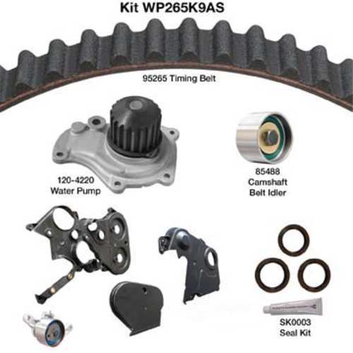 DAYCO PRODUCTS LLC - Engine Timing Belt Kit w/Water Pump & Seals - DAY - wp265k9as