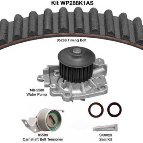 DAYCO PRODUCTS LLC - Engine Timing Belt Kit w/Water Pump & Seals - DAY - wp288k1as