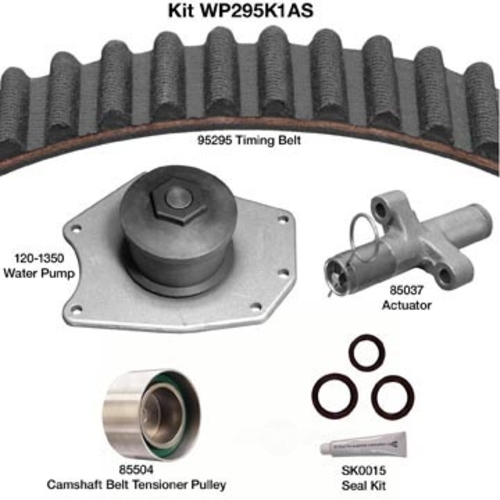 DAYCO PRODUCTS LLC - Engine Timing Belt Kit w/Water Pump & Seals - DAY - wp295k1as