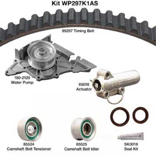 DAYCO PRODUCTS LLC - Engine Timing Belt Kit w/Water Pump & Seals - DAY - wp297k1as