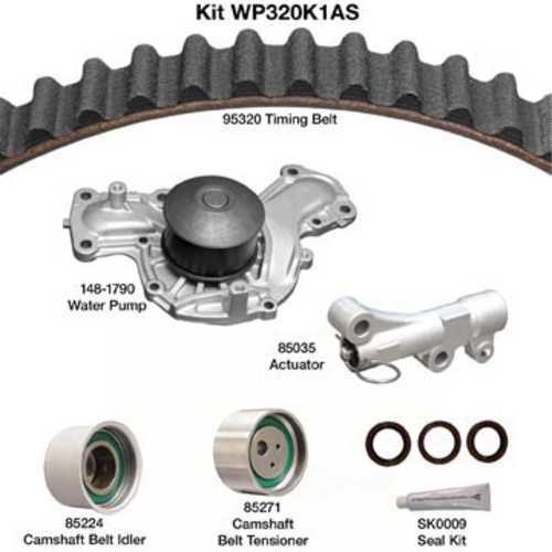 DAYCO PRODUCTS LLC - Engine Timing Belt Kit w/Water Pump & Seals - DAY - wp320k1as