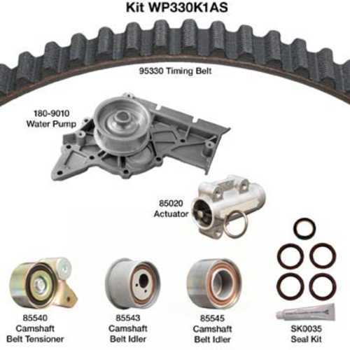 DAYCO PRODUCTS LLC - Engine Timing Belt Kit w/Water Pump & Seals - DAY - wp330k1as
