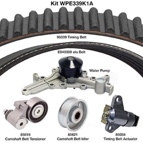 DAYCO PRODUCTS LLC - SHORT D:Water Pump Kit with Ela Belt - DAY - wpe339k1a