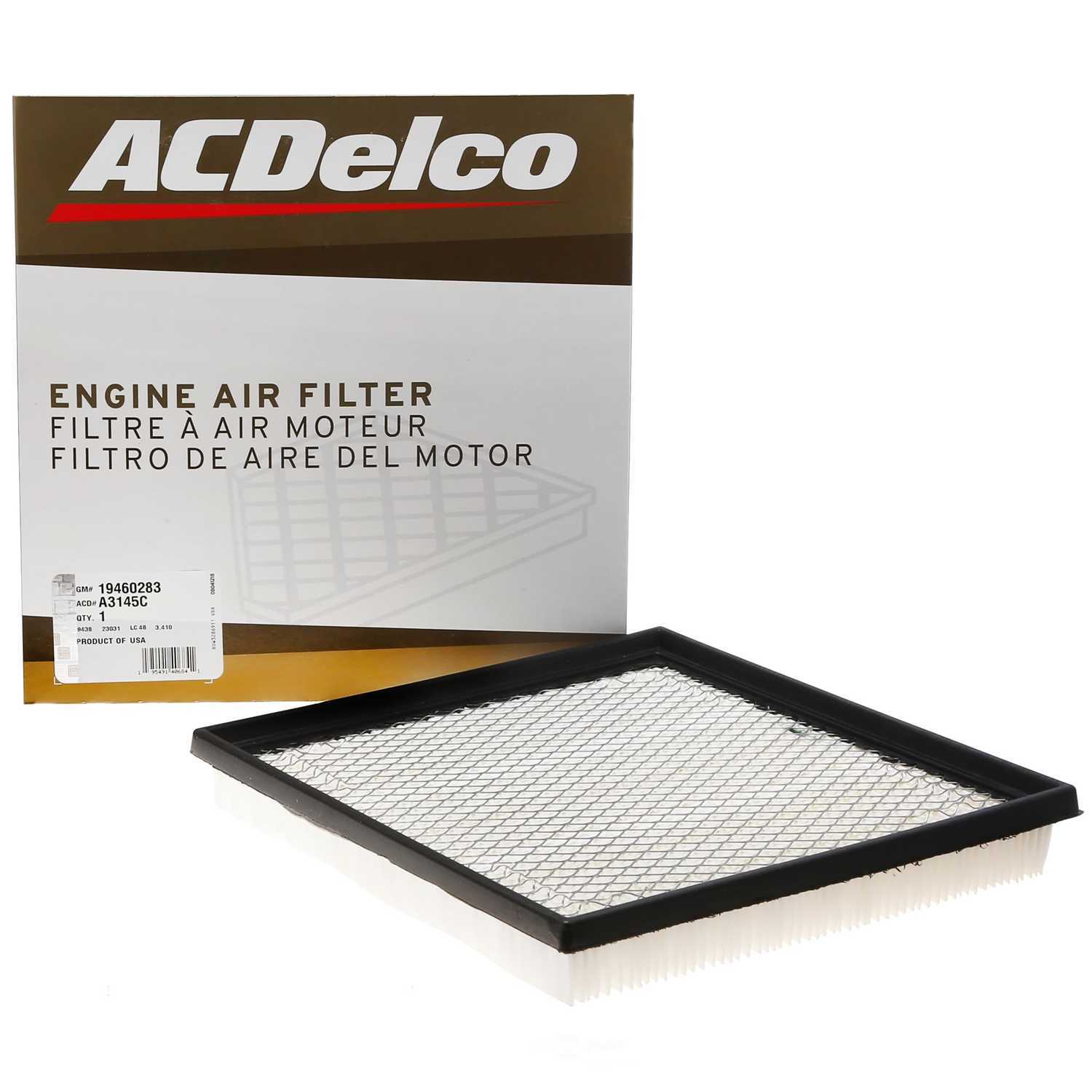 ACDELCO GM ORIGINAL EQUIPMENT - Engine Air Filter - DCB A3145C
