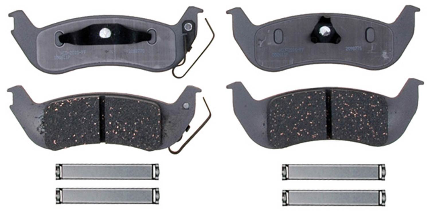ACDELCO SILVER/ADVANTAGE - Ceramic Disc Brake Pad (Rear) - DCD 14D1040ACH