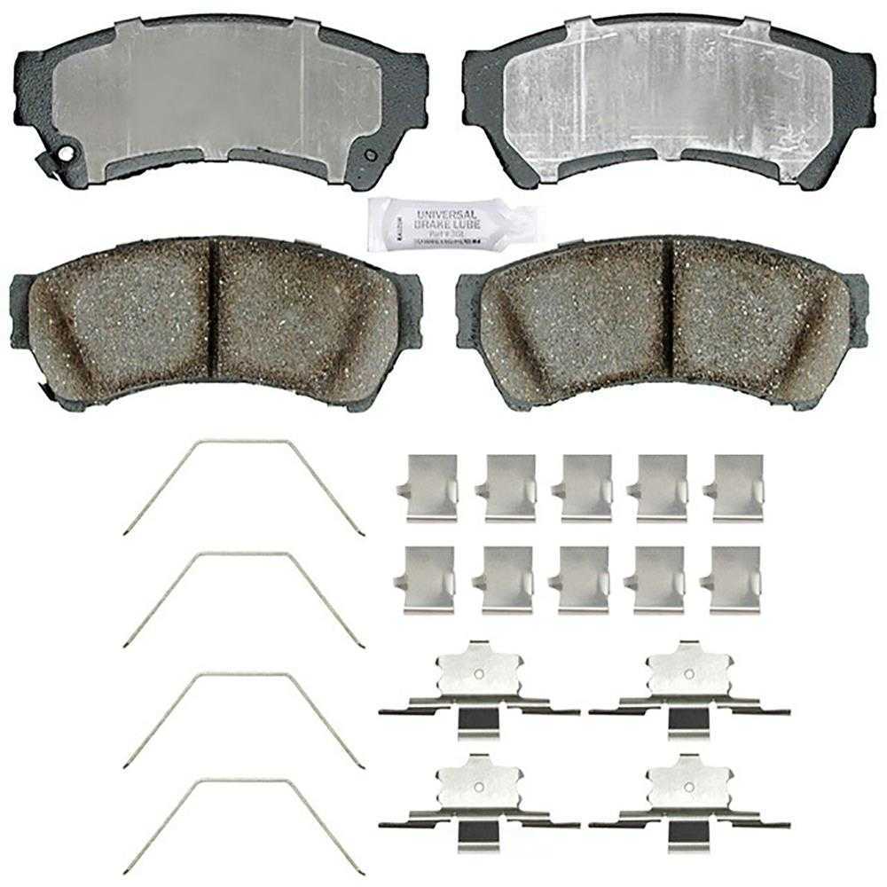 ACDELCO SILVER/ADVANTAGE - Ceramic Disc Brake Pad (Front) - DCD 14D1192CH