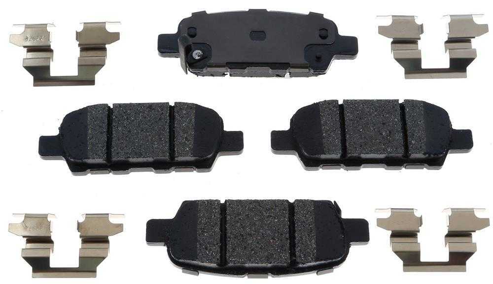 ACDELCO SILVER/ADVANTAGE - Ceramic Disc Brake Pad (Rear) - DCD 14D1288ACH