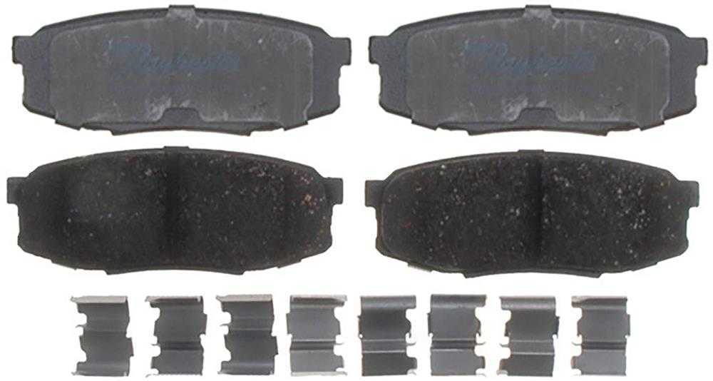 ACDELCO SILVER/ADVANTAGE - Ceramic Disc Brake Pad (Rear) - DCD 14D1304CH