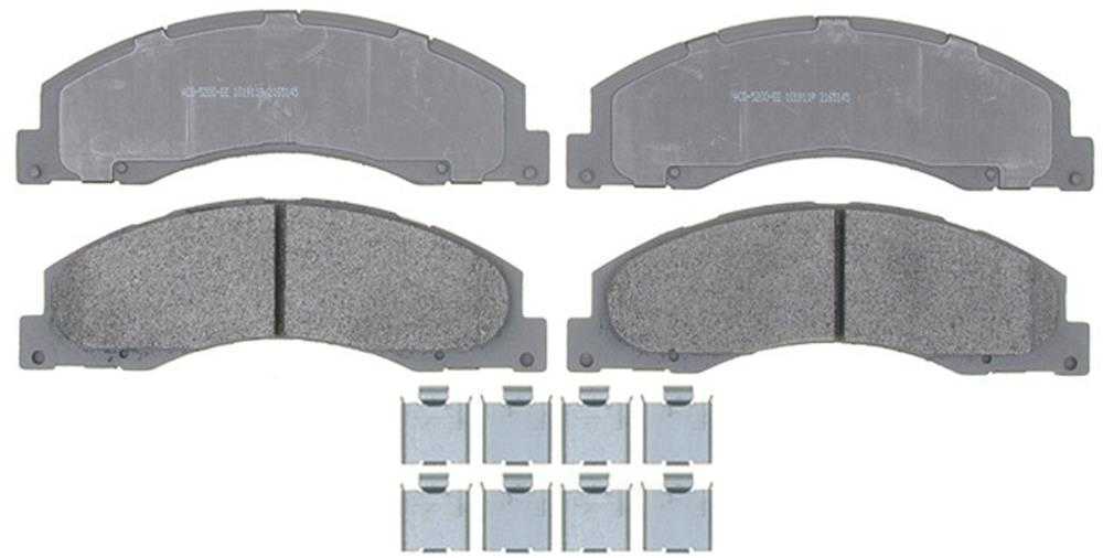 ACDELCO SILVER/ADVANTAGE - Semi-Metallic (Front) - DCD 14D1328MH