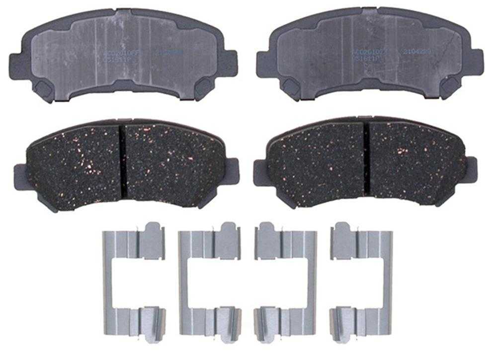ACDELCO SILVER/ADVANTAGE - Ceramic Disc Brake Pad (Front) - DCD 14D1338CH