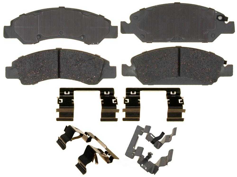 ACDELCO SILVER/ADVANTAGE - Ceramic Disc Brake Pad (Front) - DCD 14D1367CH