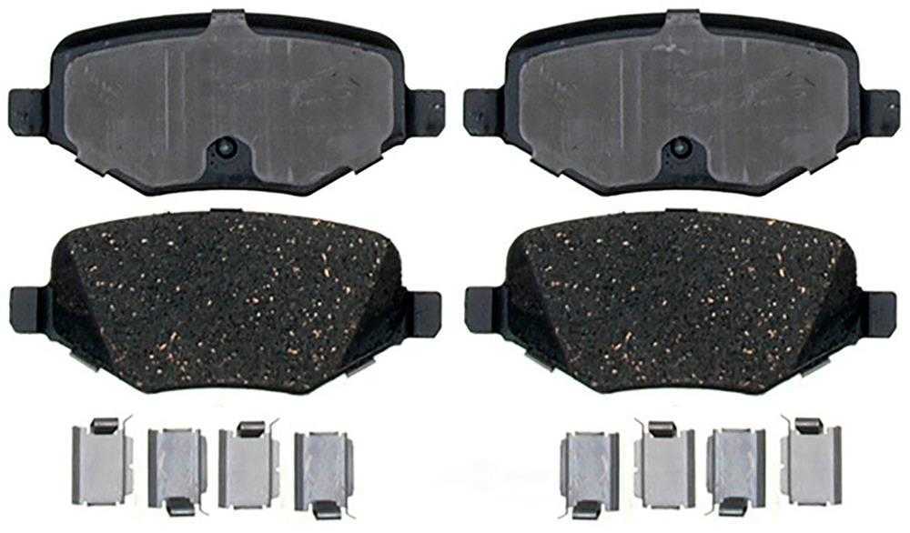 ACDELCO SILVER/ADVANTAGE - Ceramic Disc Brake Pad (Rear) - DCD 14D1377CH