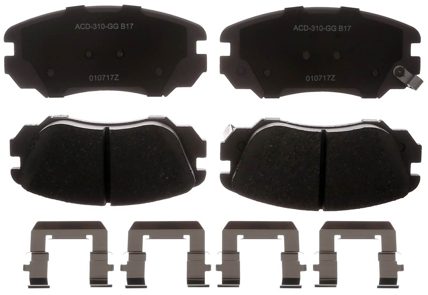 ACDELCO SILVER/ADVANTAGE - Ceramic Disc Brake Pad (Front) - DCD 14D1421CHF1