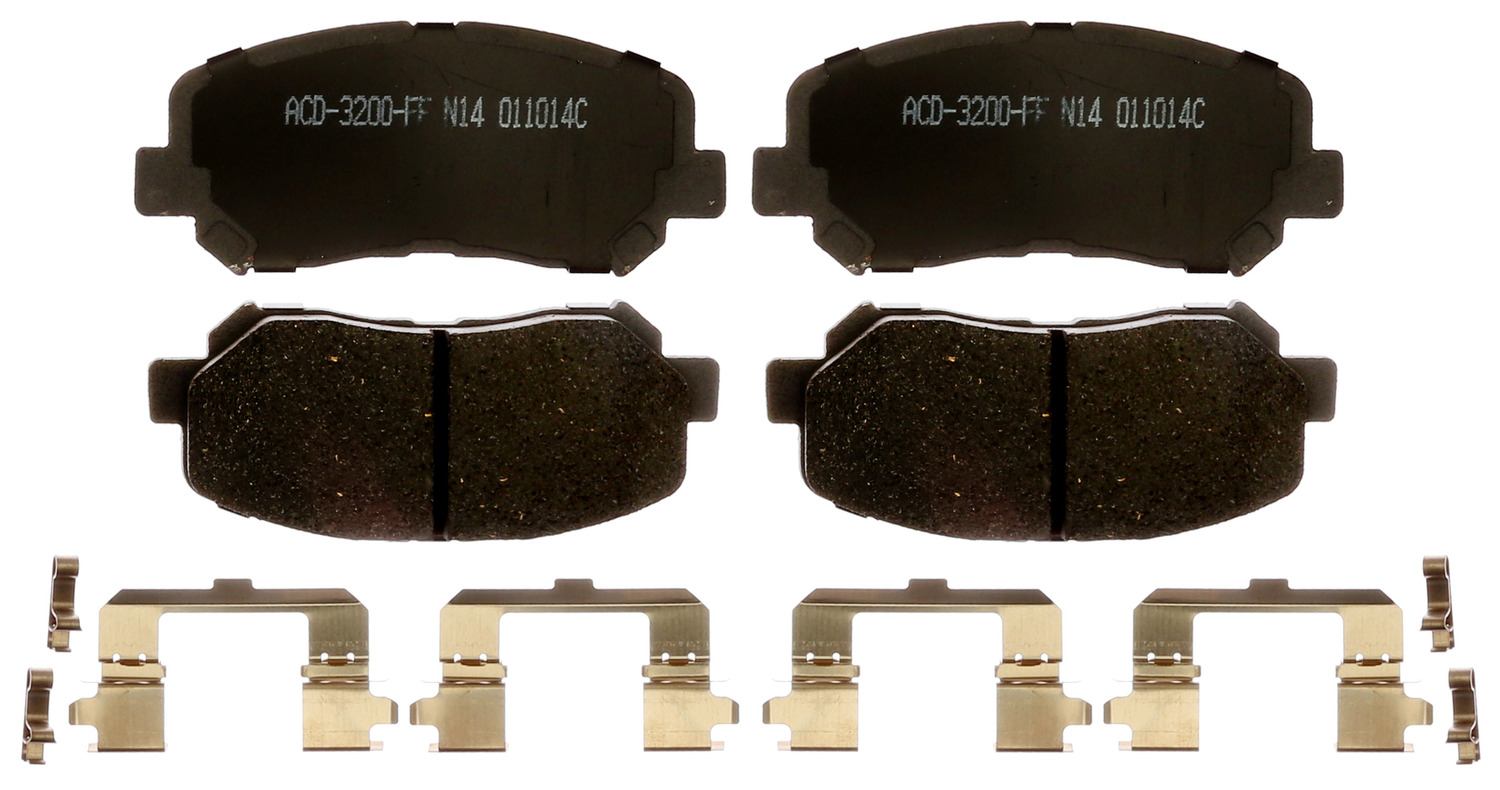 ACDELCO SILVER/ADVANTAGE - Ceramic Disc Brake Pad (Front) - DCD 14D1623ACHF1