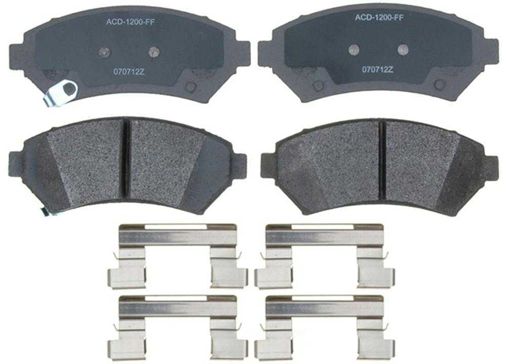 ACDELCO SILVER/ADVANTAGE - Semi-Metallic (Front) - DCD 14D699MH