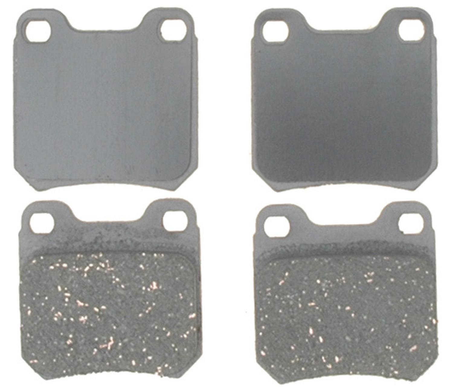 ACDELCO SILVER/ADVANTAGE - Ceramic Disc Brake Pad (Rear) - DCD 14D709AC