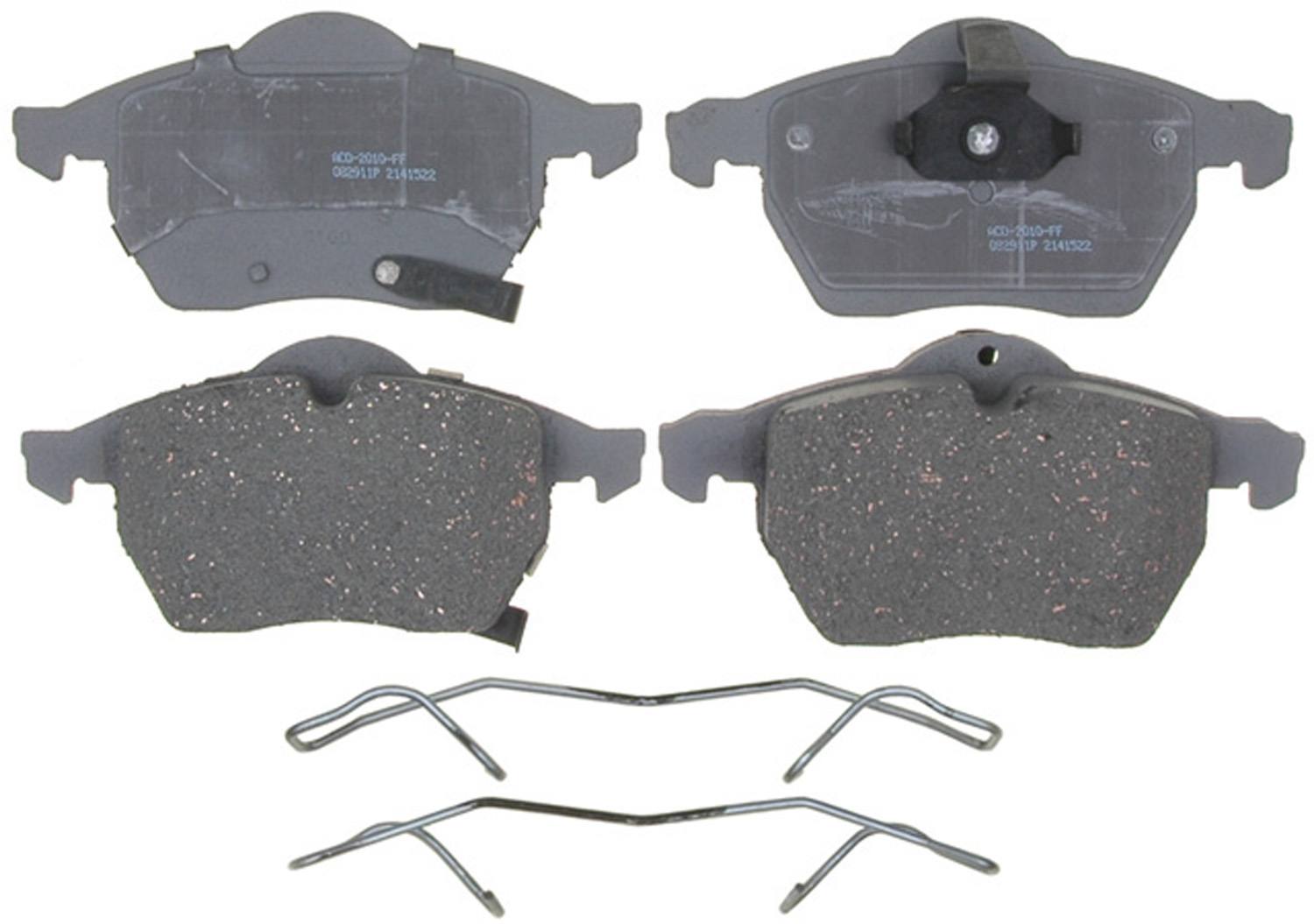 ACDELCO SILVER/ADVANTAGE - Ceramic Disc Brake Pad (Front) - DCD 14D819CH