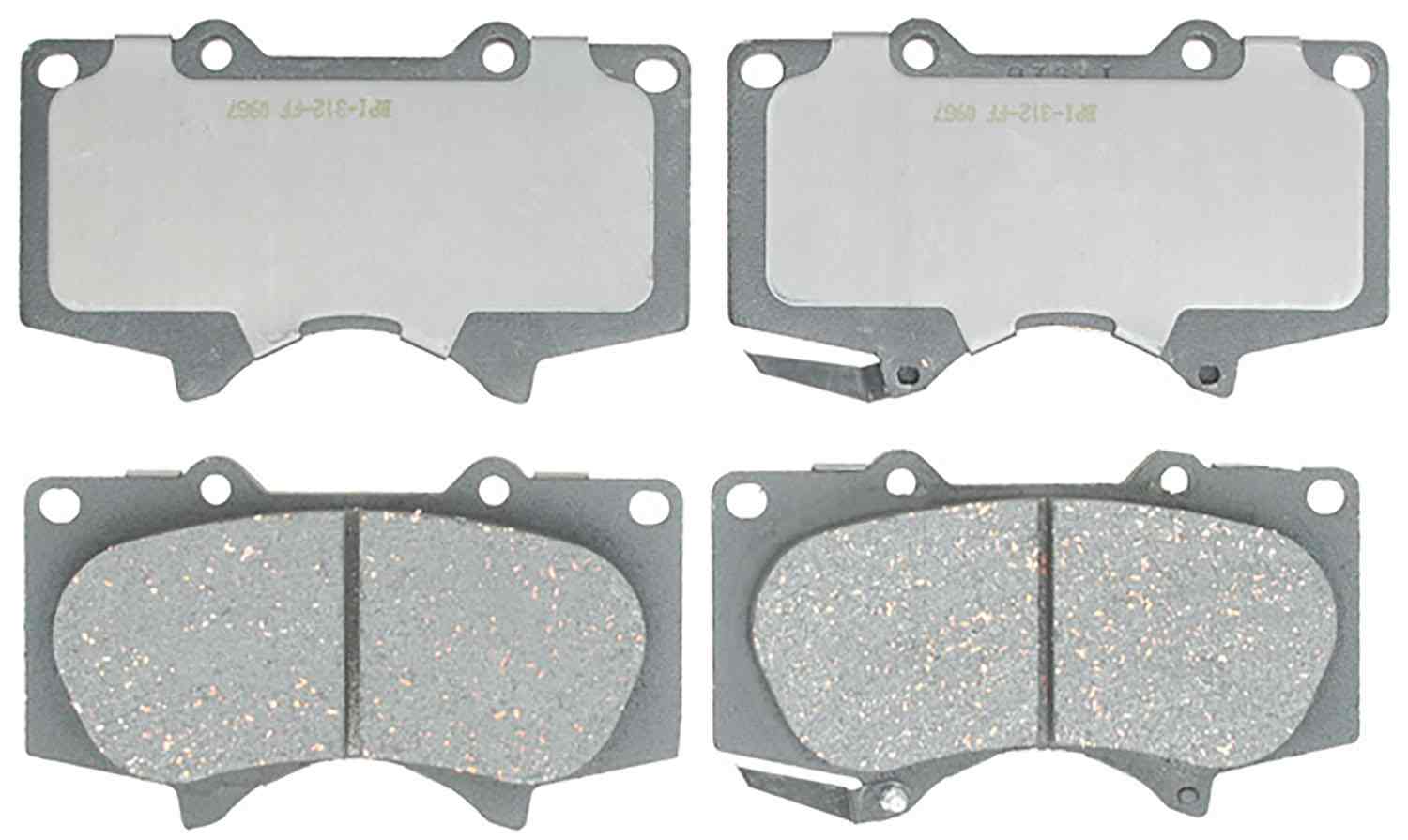 ACDELCO SILVER/ADVANTAGE - Ceramic Disc Brake Pad (Front) - DCD 14D976CH