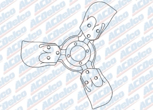 ACDELCO GM ORIGINAL EQUIPMENT - Engine Cooling Fan Blade - DCB - 15-80713