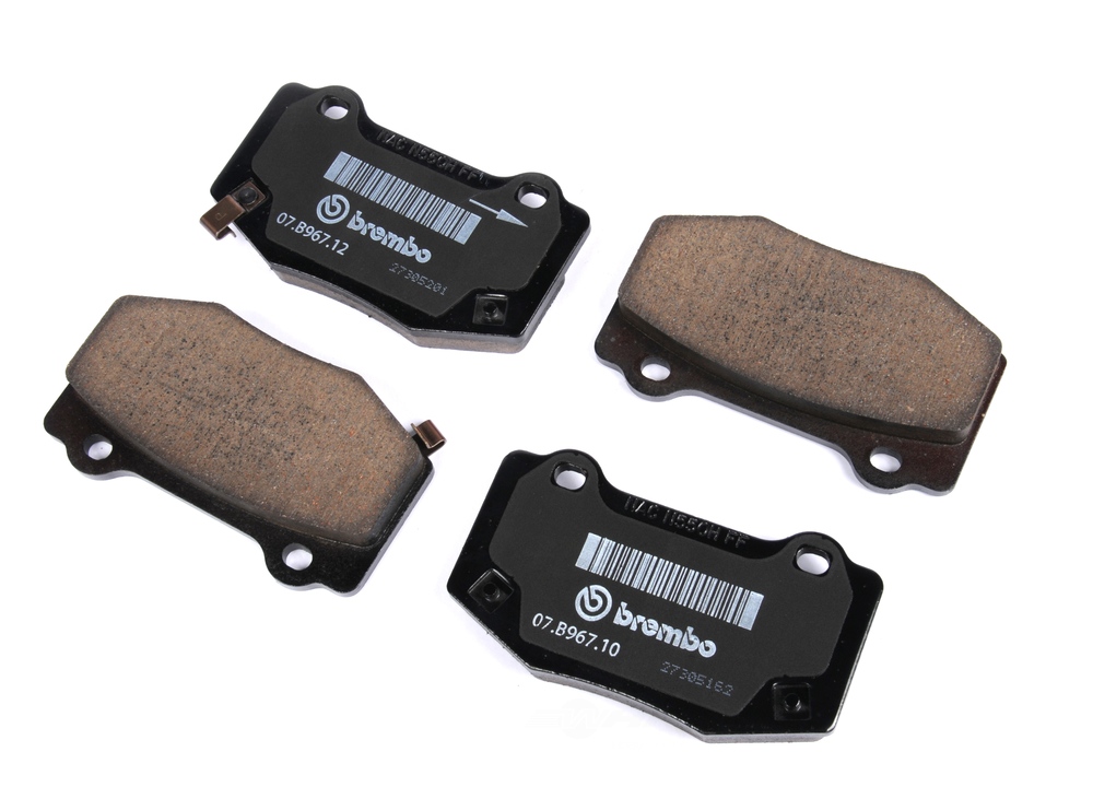 GM GENUINE PARTS - Disc Brake Pad Set (With ABS Brakes, Rear) - GMP 171-1126