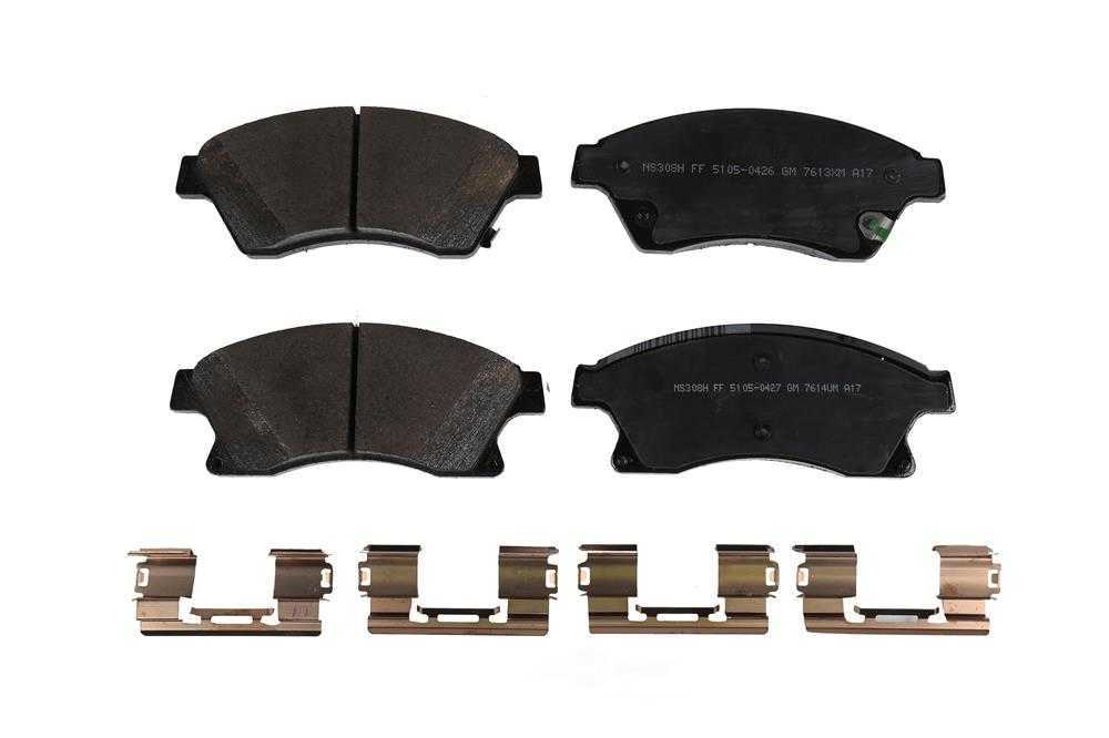 GM GENUINE PARTS - Disc Brake Pad Set (Front) - GMP 171-1216