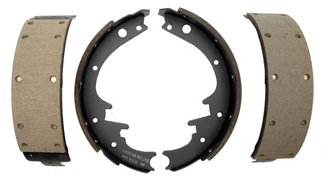 ACDELCO GOLD/PROFESSIONAL BRAKES - Riveted Drum Brake Shoe (Front) - ADU 17169R