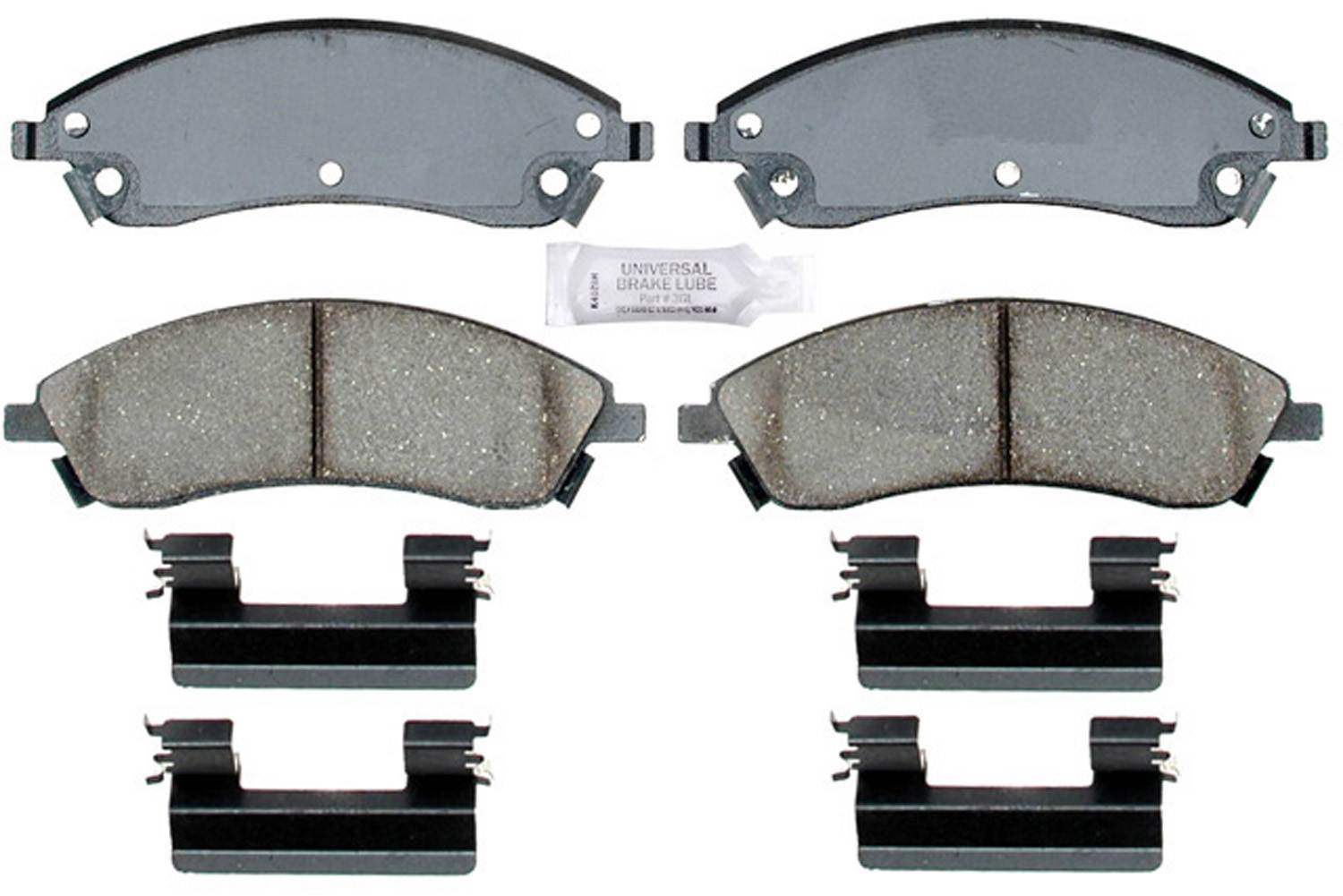 ACDELCO GOLD/PROFESSIONAL BRAKES - Ceramic Disc Brake Pad - ADU - 17d1019ch