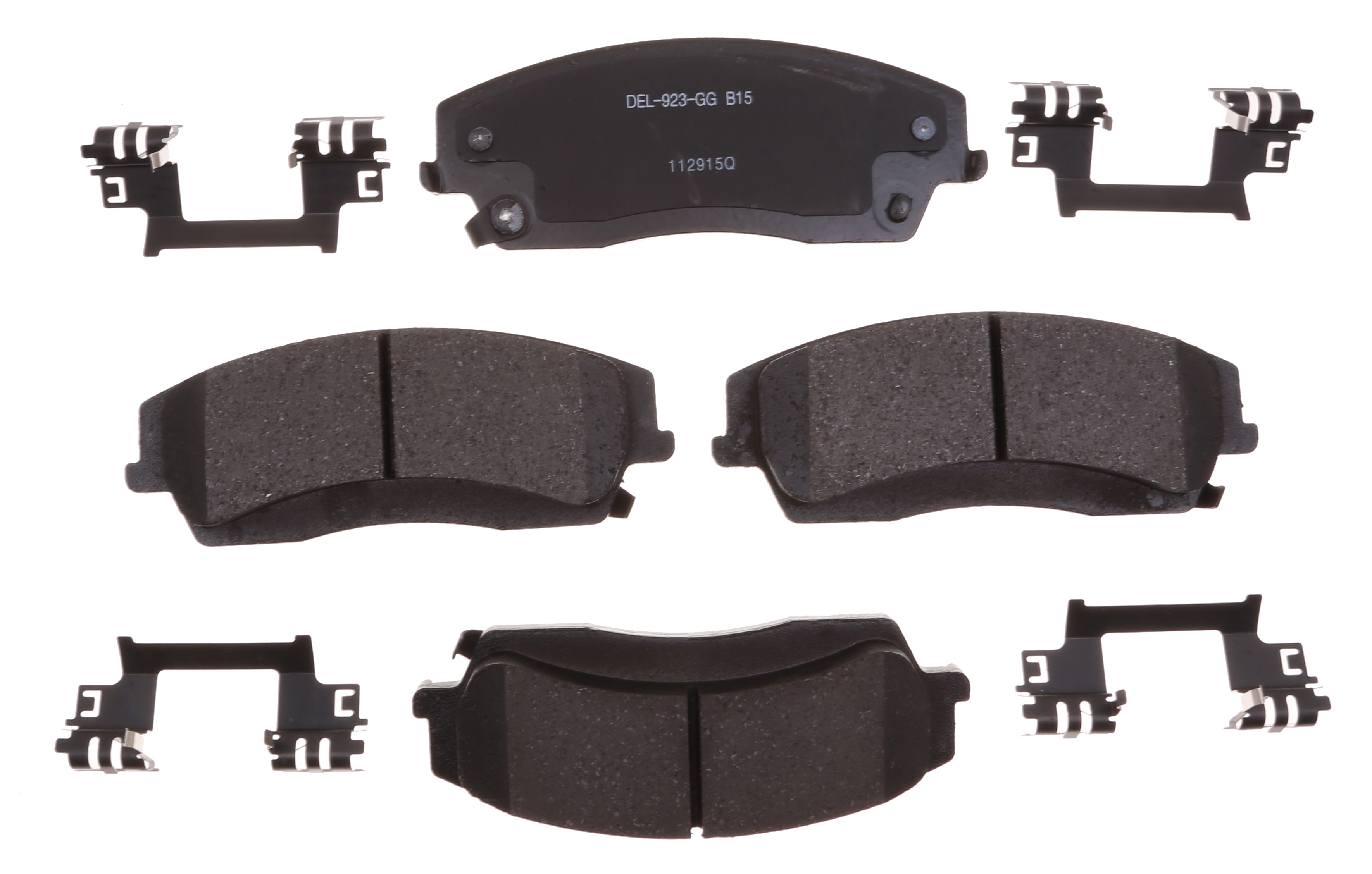 ACDELCO GOLD/PROFESSIONAL BRAKES - Ceramic Disc Brake Pad - ADU - 17d1056ach