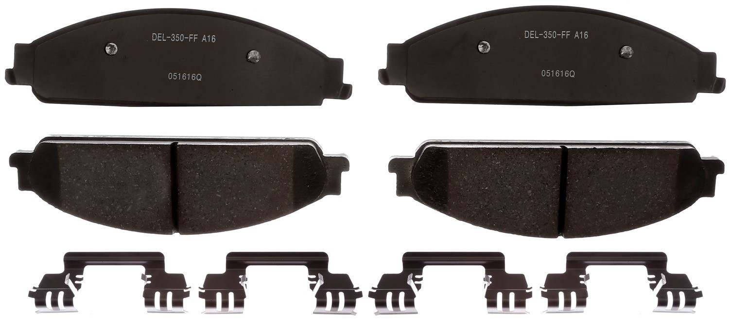 ACDELCO GOLD/PROFESSIONAL BRAKES - Ceramic Disc Brake Pad - ADU - 17d1070chf1