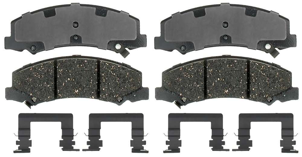 ACDELCO GOLD/PROFESSIONAL BRAKES - Enhanced Performance Police, Semi-Metallic - ADU - 17d1159mhpvf1