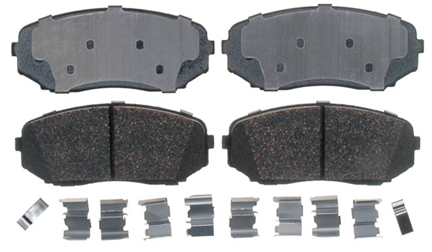 ACDELCO GOLD/PROFESSIONAL BRAKES - Ceramic Disc Brake Pad - ADU - 17d1258ach