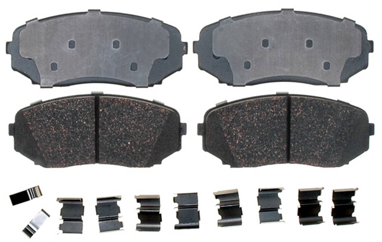 ACDELCO GOLD/PROFESSIONAL BRAKES - Ceramic Disc Brake Pad (Front) - ADU 17D1258CH