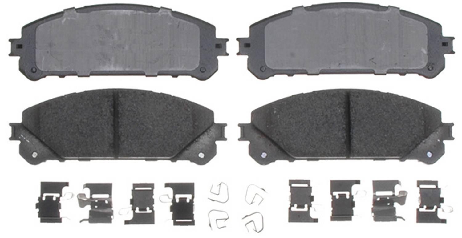ACDELCO GOLD/PROFESSIONAL BRAKES - Ceramic Disc Brake Pad - ADU - 17d1324ch
