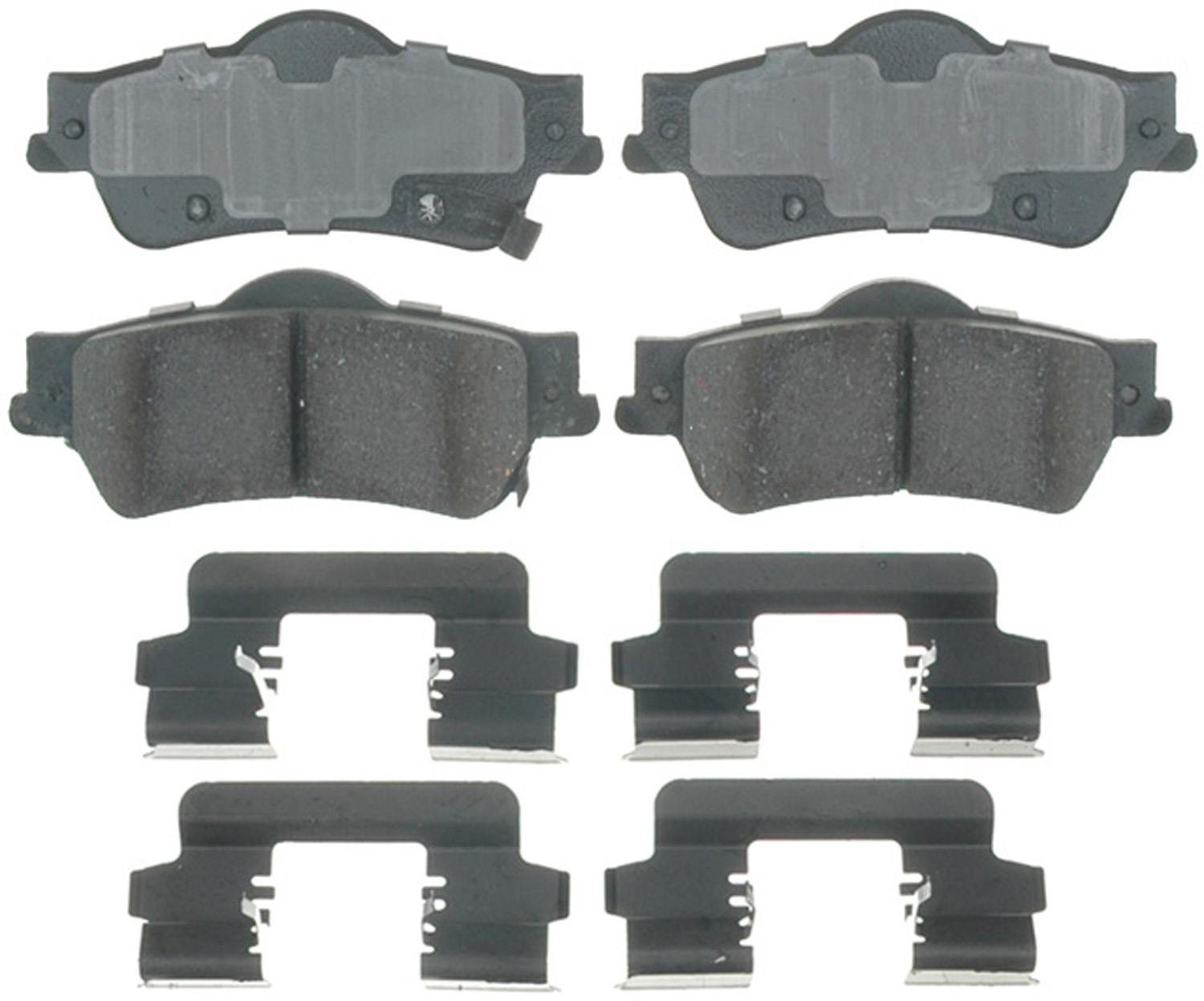 ACDELCO GOLD/PROFESSIONAL BRAKES - Ceramic Disc Brake Pad (Rear) - ADU 17D1352CH